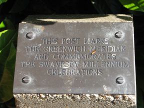 Greenwich Meridian Marker; England; Cambridgeshire; Swavesey